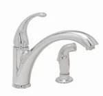 Proflo Single Handle Kitchen Faucet With Side Sprayer PFXC1917CP. Fixed Price $100.00.