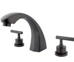 Kingston Brass KS4365CML Manhattan Roman Tub Faucet, Oil Rubbed Bronze. Fixed Price $44.99.