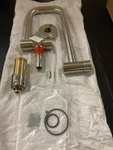 Dornbracht 30805875-08 Tara Ultra Wall Mount Pot Filler, Swivel Spout, Platinum. Fixed Price $3164.99.