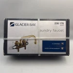 Glacier Bay 2-HANDLE Laundry Faucet In Rough Brass 238-178. Fixed Price $46.99.