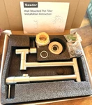Besdor Pot Filler Faucet Brushed Nickel, Wall Mount Folding Kitchen Wi.... Fixed Price $64.99.