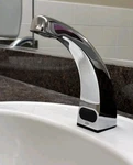 New Zurn Z6913-XL Deck Mount Single Hole Touchless Sensor Bathroom Faucet Chrome. Fixed Price $149.99.
