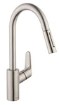 Hansgrohe 04505800 Focus Kitchen Faucet, 2-SPRAY Pull-down, 1.75 Gpm Stainless. Fixed Price $569.99.
