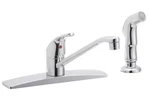 Elkay Single Handle Kitchen Faucet With Side Sprayer LK2478CR. Fixed Price $64.00.