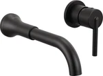 Delta Trinsic Wall Mount Bathroom Faucet 2 Hole, Matte Black. Fixed Price $563.95.