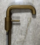 Waterworks Flyte One Hole Deck Mounted Lavatory Sink Faucet Aged Brass. Fixed Price $674.00.