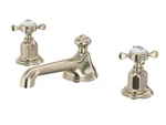 Perrin Rowe Edwardian U.3706X-STN-2 Widespread Bathroom Sink Faucet Satin Nickel. Fixed Price $898.00.