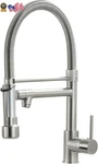 Fapully Down Kitchen Faucet With Lock Sprayer,single Handle Spring Stain. Fixed Price $165.03.