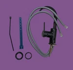 Matte Black Delta Single Handle Basin Faucet With Braided Hoses Nwob Parts. Fixed Price $28.00.