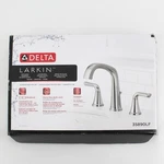 Delta Larkin Two-handle Widespread Bathroom Faucet Chrome, 35890LF Open Box. Fixed Price $71.99.
