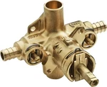 Moen 8373HD Commercial Pressure Balanced Rough-in 4-PORT Valve Pex W/ Stops. Fixed Price $74.99.