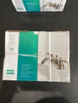 Peerless Bathroom Faucet Centerset Claymore Brushed Nickel P299675LF-BN. Fixed Price $30.00.