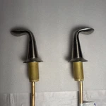 Handles Only Kohler 5317-4-BN Refinia Widespread Less Faucet Brushed Nickel. Fixed Price $70.00.