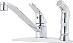 Pfister G134-3444 1H Kitchen Faucet Polished Chrome Side Spray 1/2" Npt. Fixed Price $97.62.