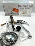 Glacier Bay Single-handle Kitchen Faucet Side Sprayer Chrome 1008011207. Fixed Price $26.38.