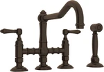 Rohl A1458LMWSTCB-2 Italian Kitchen Acqui Three Leg Bridge Faucet Tuscan. Fixed Price $1099.99.