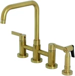 Kingston Brass KS828.CTLBS Continental 1.8 Gpm Bridge Kitchen -. Fixed Price $604.47.