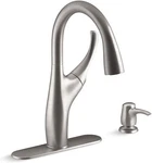 Kohler Mazz Single-handle Pull-down Sprayer Kitchen Faucet Vibrant Stainless. Fixed Price $204.99.