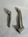 Brushed Nickel Roman Tub Faucet Includes Hand Shower Moen TS9222BN. Fixed Price $439.99.