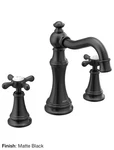 Moen TS42114 Weymouth Double Handle Widespread Bathroom Faucet - Black. Fixed Price $845.68.