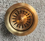 Signature Hardware SHDF130BG Disposer Flange Basket In Brushed Gold. Fixed Price $13.00.