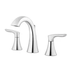 Pfister 2-HANDLE 8" Widespread Bathroom Faucet In Polished Chrome LG49-WR0C. Fixed Price $123.59.