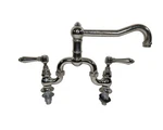 Rohl Acqui A1419LM Widespread Bridge Bathroom Faucet Polished Nickel. Fixed Price $299.99.