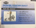 Ez-flo 1/2 Inch Ips Self-closing Drinking Fountain Faucet, Chrome, 10341LF. Fixed Price $35.00.