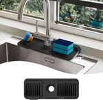 Inch Silicone Faucet Mat For Kitchen Sink Splash 14.6''X5.5'', Black. Fixed Price $17.51.