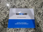 Wewe Silver Kitchen Faucet With Pull Out Sprayer Stainless Steel (box Sealed). Fixed Price $69.99.