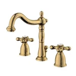 Kingston KB1972AX Heritage (polished Brass) Bathroom Faucet W/popup 8''. Fixed Price $189.99.