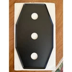 Westbrass Three-hole Remodel Plate Matte Black D505-62 New. Fixed Price $45.00.