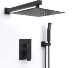 Fapully Wall Mount Single-handle 1-SPRAY Tub Shower Faucet Matte Black Ob. Fixed Price $89.99.