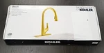 Kohler Bevin R43210-2MB Pull-down Kitchen Sink Faucet Brushed Brass Gold Niob. Fixed Price $149.99.