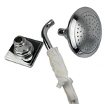 Kohler Pinstripe Cross Handle Rite Temp Shower Faucet Chrome TS13134-3A-CP. Fixed Price $299.95.
