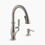 Kohler K-R11921-SD-VS Worth Pull-down Kitchen Sink Faucet With Two-function. Fixed Price $109.00.