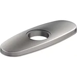 10 In. X 3-HOLE Bar Faucet Deck Plate/escutcheon Lustrous Steel Zinc. Fixed Price $25.46.
