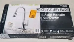 Glacier Bay Mckenna Single-handle Pull Down Sprayer Kitchen Faucet Chrome. Fixed Price $49.98.