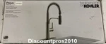 Kohler Provo Semi-pro Pull-down Kitchen Sink Faucet Two-function K-R43211-VS. Fixed Price $170.00.