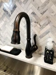 Delta Leland 1.8 Gpm Single Hole Pull Down Touchless Bar Faucet With TOUCH2O. Fixed Price $224.99.