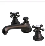 Water Creation Widespread Century Classic Faucet 2-HANDLE Popup Drain 3HOLE Orb. Fixed Price $119.00.