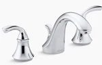 Kohler Forte Widespread Bathroom Sink Faucet, Polished Chrome K-10272-4-CP. Fixed Price $486.10.