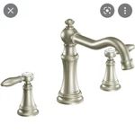 Moen Weymouth TS42108BN Brushed Nickel Widespread Bathroom Faucet. Fixed Price $689.95.