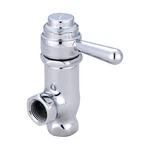 Central Brass 0333-L1/2 Chrome Self-close Angle Stop. Fixed Price $59.87.