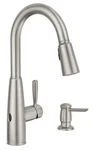 Moen Sperry 87696EWSRS One-handle Pull Touchless Kitchen Faucet Stainless Steel. Fixed Price $224.00.