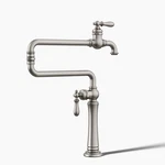 Kohler Artifacts K-99271-VS Deck Mounted Island Pot Filler Faucet Stainless New. Fixed Price $589.00.