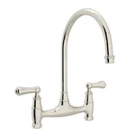 Rohl U.4791L-PN-2 Georgian Era Bridge Faucet Polished Nickel. Fixed Price $1527.00.