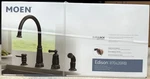 Moen Mediterranean Bronze Onehandle High Arc Widespread Kitchen Faucet, 4HOLE.... Fixed Price $189.99.