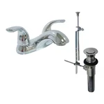 Dominion Faucets 77-3293 Lavatory Integral Spout, Chrome Holes, Lever. Fixed Price $63.89.