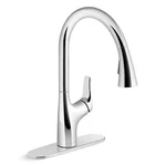 Kohler Trove One Handle Pull Down Spray Kitchen Faucet Stainless Steel R33300-VS. Fixed Price $114.98.